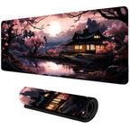 Night Moonlight Large Mouse Pad – Non-Slip Gaming & Office Desk Mat for Laptop, PC, and Esports Players