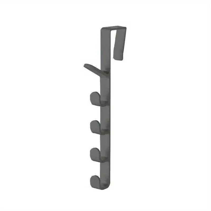 Over the Door Clothes Hanging Rack – Plastic Door Storage Organizer