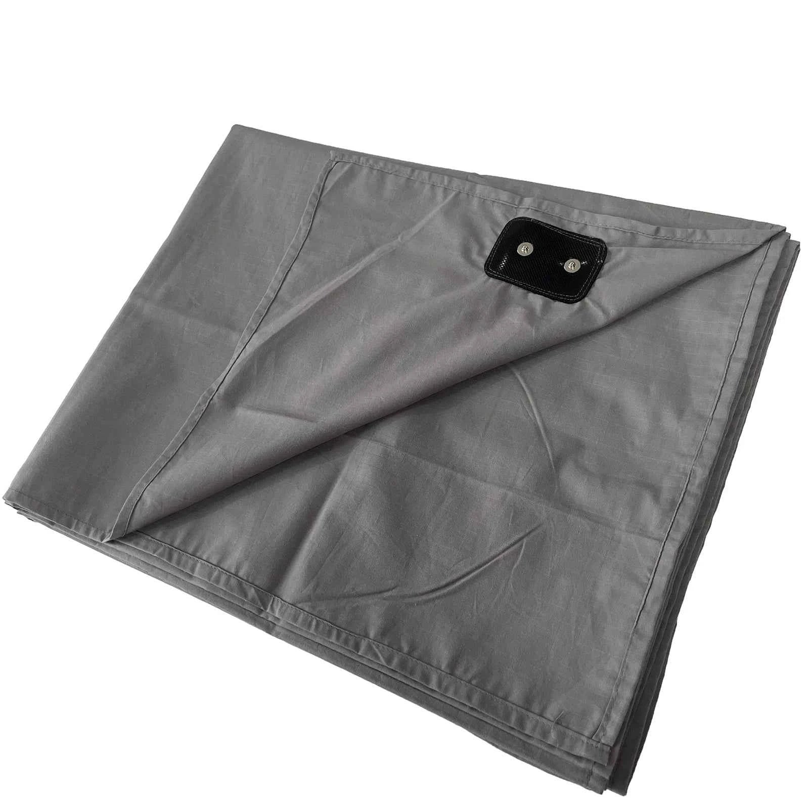 Conductive Silver Fiber Flat Bedsheet with Earthing Cord Antistatic Health Protection Sheet Grounded Improvement Sleep