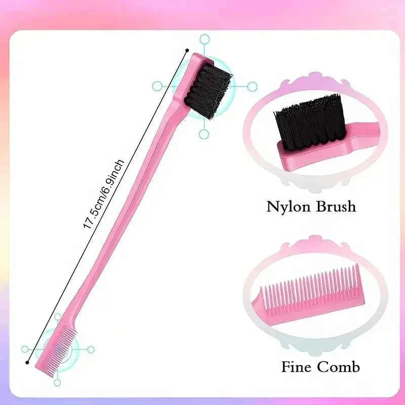 5pcs comb set Relaxing Elastic Massage Comb Hollow Out Hair Brush Scalp Massage Combs Hair Styling Spray bottle Hair Salon Tools