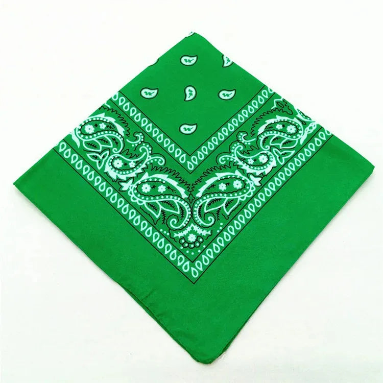 1/2/3/5PCs Unisex men women bandana hairband cowboy mens biker sports headwear wrist hairwrap single head wrap scarf
