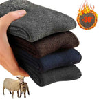 2025 New Winter Super Thicker Warm Socks Wool Male Men Women Socks Solid Socks Merino Wool Socks Against Cold Snow Terry Socks