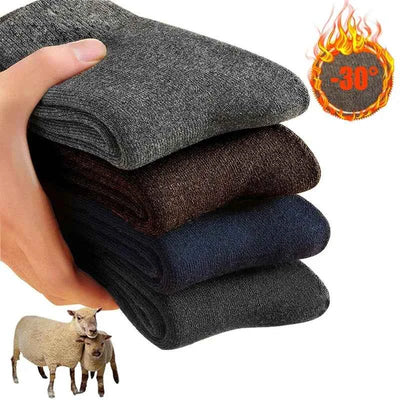 2025 New Winter Super Thicker Warm Socks Wool Male Men Women Socks Solid Socks Merino Wool Socks Against Cold Snow Terry Socks