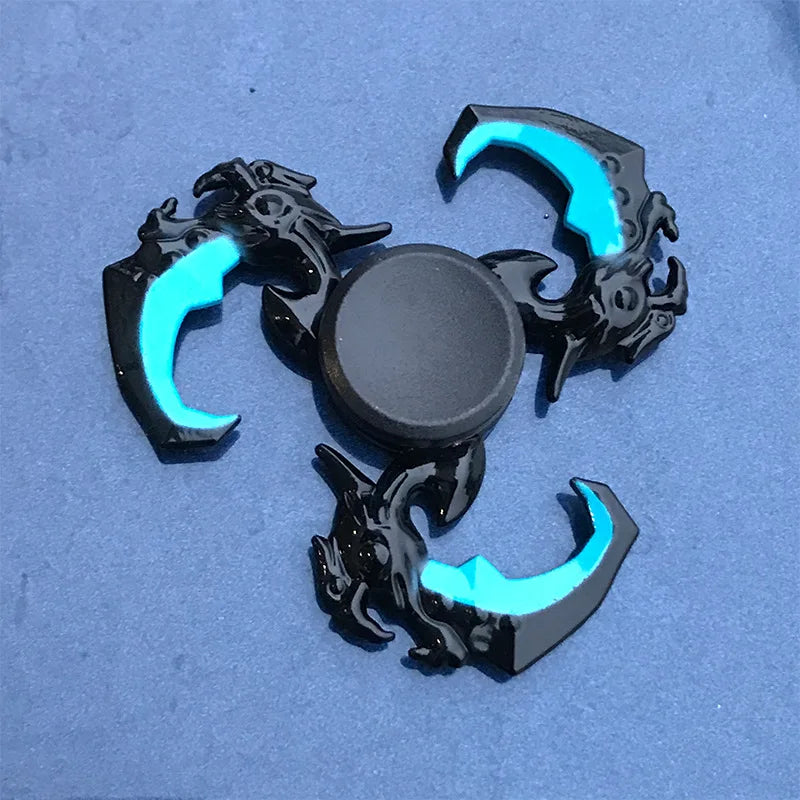 Colorful Zinc Alloy Fidget Spinner Smooth Bearing Hand Gyro Toy