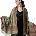 2025 new ethnic style retro shawl cashew flower geometric scarf cloak tassel scarf multi-color variety options available