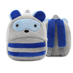 Cute Cartoon Animal Plush Backpack Soft Children Kindergarten Schoolbag Toddler Travel Bag Gift For Girls Boys