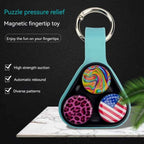 New Hand Spinner Series Elastic  Magnet Toy Colorful Decompression Fidget Spinner Toys for Adults Kids Christmas Gifts