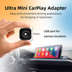 NEW 2in1 Wireless CarPlay AI Mini Android Auto Box Plug&Play Automatic Connection Compatible with 99% of Cars For Car Radio