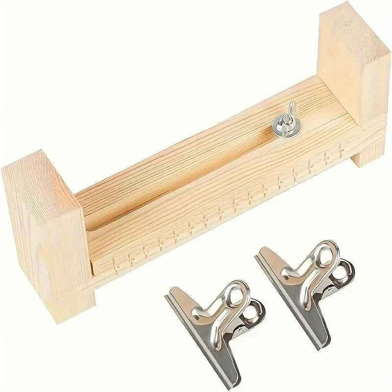 1 Set Adjustable Paracord Bracelet Making Kit, U-Shaped Wooden Frame, DIY Jewelry Crafting Tool, Ideal for Hobbyists