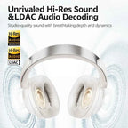QCY H3S Over Ear Headphone Hi-Res LDAC Spatial Sound Headset H3S -56dB Adaptive ANC Wireless Earphone Bluetooth 6.0 102Hrs