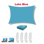 95% UV Block Waterproof Sun Shade Sail - High-Density Breathable Canopy for Patio Garden Pool Backyard, Windproof with Stainless