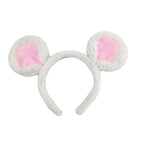 Plush Mouse Ears Headbands Cartoon Animal Ears Hair Hoop Cute Bear Ears Hairband Halloween Party Costume Photo Props F3MD