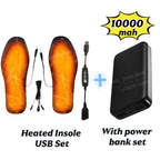USB Heated Shoe Insoles Electric Foot Warming Pad Feet Warmer Sock Pad Mat Winter Outdoor Sports Heating Insole Winter Warm