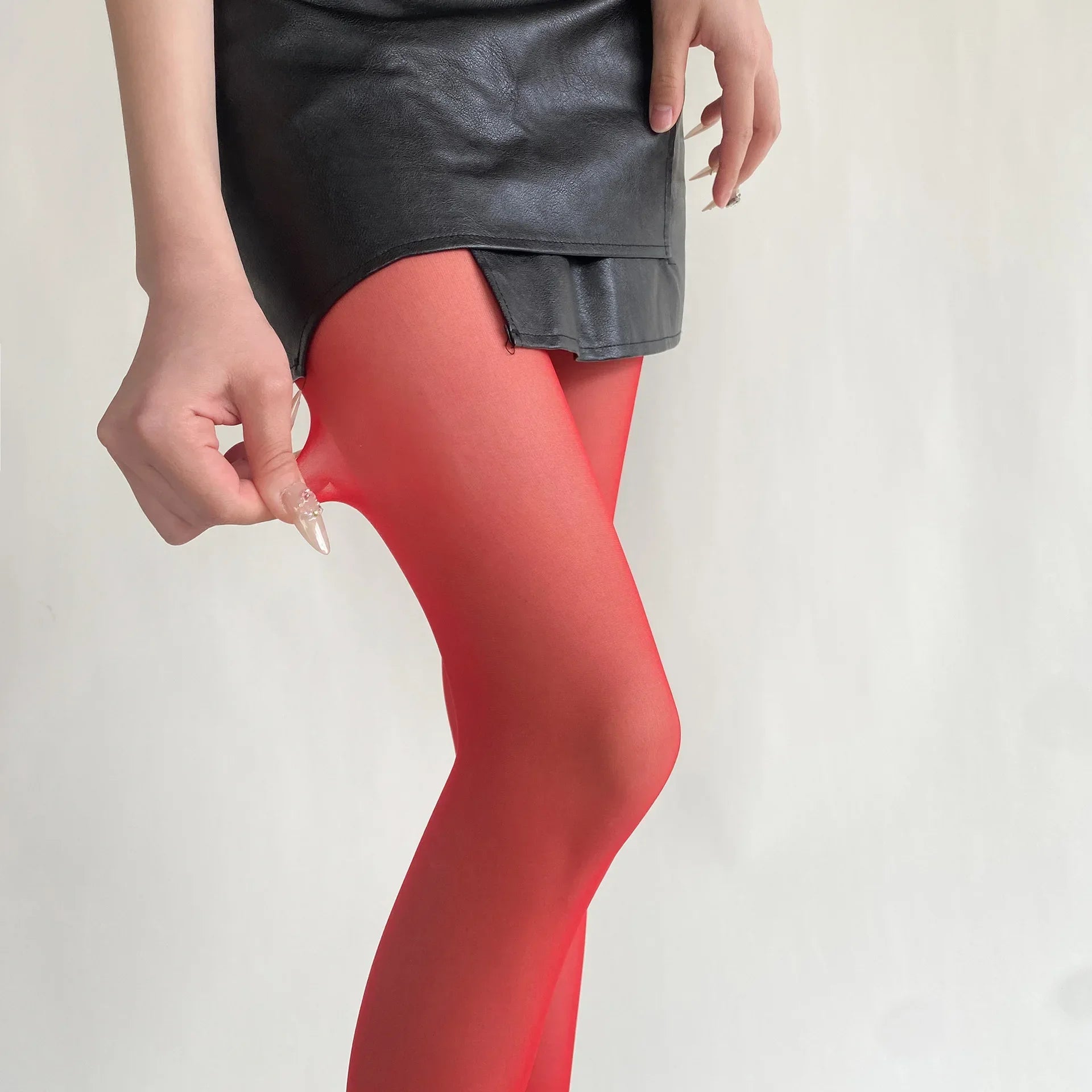 Blue Green Ultra-thin Nylon Thigh High Stockings Pantyhoses Women Sexy Women Tights Velvet Sexy Lingeries Hosiery Body Stockings