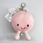 Golf Ball Plush Keychain, Grape Keychain, Jellyfish Plush toy, Hippopotamus, And Plush Elephant JC Bag Keychain