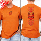 Ukraine Shirt UNISEX Ukraine Flag Shirt Symbol Tryzub Ukrainian Patriotic Shirt Summer Camisetas Nostalgia Street Fashion Tops