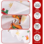 2pcs Christmas Kitchen Towels Merry Christmas Party Decoration 2025 Gingerbread Man Dish Towel Navidad Natal New Year Gift 2026