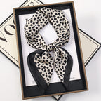 2024 Luxury Square Silk Scarf for Women Hijab Hair Bands Neckerchief Female Satin Shawl Ribbon Headband Fashion Wraps Bandana