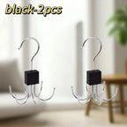 360°Rotating Belt Hanger Hook Durable Belts Rack Organizer for Belts Scarves Bras Ties Home Dorm Storage Hanger Closet Organizer