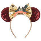 2026 Latest Fashion Ear Headband Sequin Bows For Girl Adult Kids Halloween Party Cosplay Hair Accessories Princess Hairband