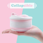 12 Oz Reusable Silicone Collapsible Cups with Lid for Camping 350ml 500ml Portable Folding Coffee Cups for Travel