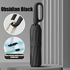 Oversized Reinforced Windproof Rainproof Dual-use UV Resistant Fully Automatic Rotating Ring Buckle Umbrella Fold Double Keel
