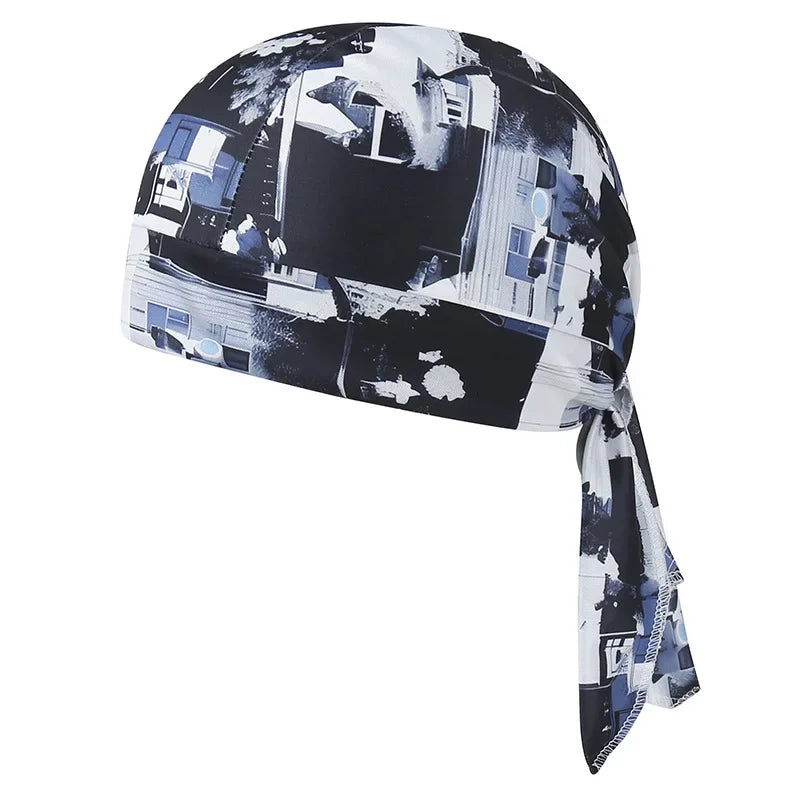 Camouflage Headband Bandana Handkerchief Head Man Pirate Hat Cycling Hood Sun Protection Sports Breathable Printed Headscarf