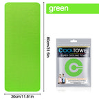 1/10pcs Cooling Towel Instant Relief Microfiber Cool Towels Chilling Neck Wrap Ice Cold Rags Sports Fitness Camping Hiking
