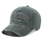 2026 New York Washed Cotton Cap For Men Women Gorras Snapback Caps Baseball Caps Sun protection Casquette Dad Hat Outdoors Cap