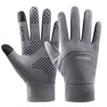 Thermal Touch Screen Gloves Men Women, Winter Windproof Warm Running Gloves Non-Slip Elastic Cuff for Driving Cycling Hiking