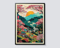 1 Wave Landscape Japanese Wall Art Poster Mount Fuji Sunrise Wave Canvas Print For Modern Living Room Home Decor  Poster Canvas