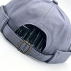 Unisex Vintage Dome Melon Docker Cap Brimless Beanie Hat