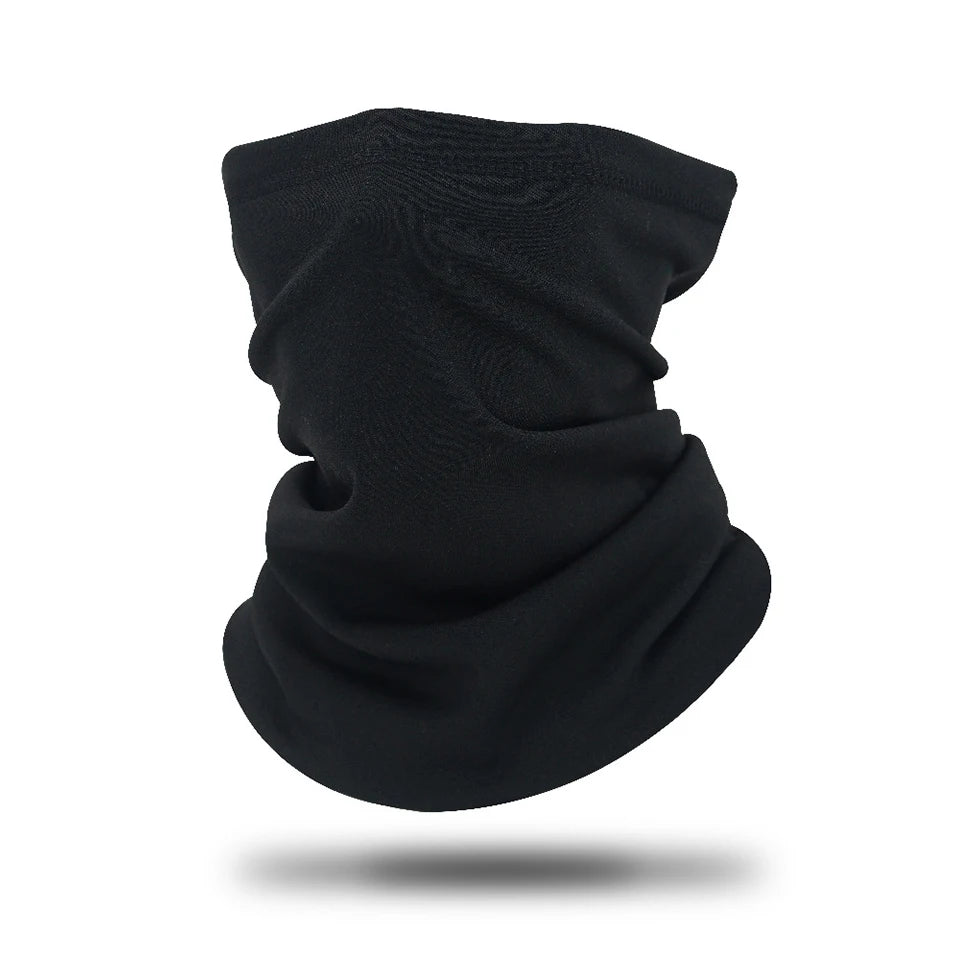 NOFOXO Winter Thick Polar Fleece Hiking Face Mask Men Women Warm Bandana Outdoor Cycling Sport Windproof Neck Warmer Scarf