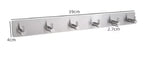 Stainless Steel 3M Self Adhesive Hooks Sticky Wall Door Hook Robe Tea Towel Rustproof Towel Rack, Clothes Coat Hanger