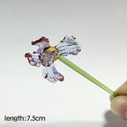Tulip Glass Ornament Simulated Flower Bouquet Gift Healing Series Girlfriend Life Is One Thousand Times Spring and Bright