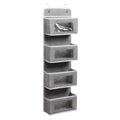 1pc Four-layer Storage Bag Door Hanging Fabric Organizer Bag For Sundries Items Underwear Socks