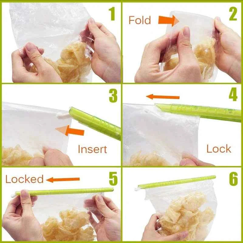 Reusable Food Bag Sealing Clip for Snack and Kitchen Storage Bags