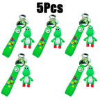 Super Mario Bros Action Figure keychain Cute Cartoon Character Toy Doll Model Decoration Kid Birthday Gift