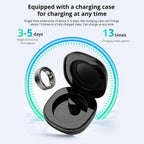 [2024] COLMI R03 Smart Ring Men Women, Battery Life 39 Days, Health Monitor, IP68 & 5ATM Waterproof, Multi-sport Mode