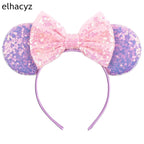 2026 Chic Embroidery Sequin Ears Headband Classical DOT Bow Hairband For Girls Women Party Head Wear Kids DIY Hair Accessories
