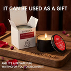 Massage Oil Candle, for Stress Relief and Skin Moisturizing, Scented Candles Aromatherapy SM Product Spa Essentials, Luxury Cand