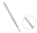 Facial Reflexology Massage Tool Retractable Acupuncture Pen Double Headed Spring Ear Care Tool Point Probe Pen Massager for Face