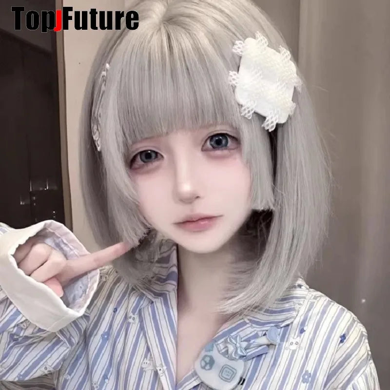 Y2K Girl Harajuku Gothic Lolita Sick Subculture Medical Series White Bandage Mesh Medical Band Aid Hair Clip Hairgrips Hairpin