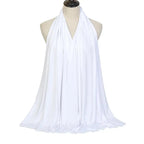 Modal Cotton Jersey Hijab Scarf Long Muslim Shawl Plain Soft Turban Tie Head Wraps For Women Africa Headband 170x60cm