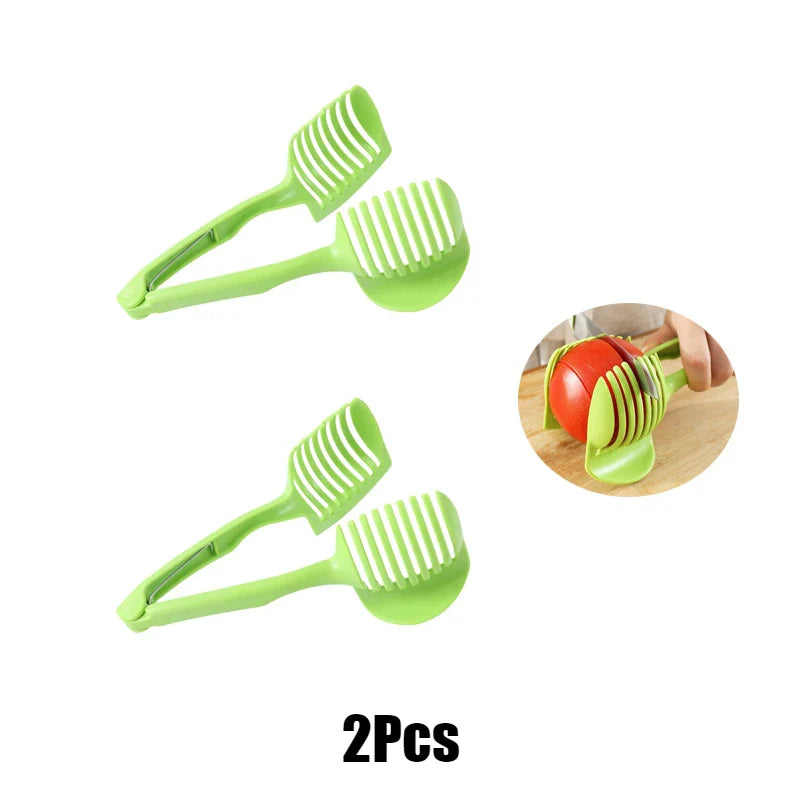 Stainless Steel Fruit Slicer Clip for Tomato, Onion and Citrus