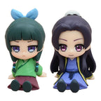 The Apothecary Diaries Maomao Jinshi Mini Figure Anime Sitting Kawaii Desktop Car Ornaments Model Gifts Toys