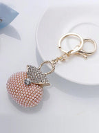 Korean Pearl Beads Diamond Studded Key Chain Advanced Exquisite Bag Pendant Holiday Gifts ﻿ ﻿