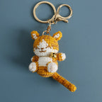 Exquisite Kitten Crochet Keychain Cute Cat Bag Charm