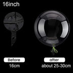 10pcs 8/10/12/16/18/20/24/inch Transparent Bobo Balloon Clear Bubble Balloon For Wedding Birthday Party Decoration Helium Ballon