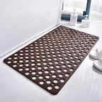 Non-Slip Bathroom Mat with Suction Cups – 43x75cm Quick Drain Shower Rug
